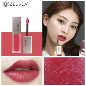 ZEESEA Light Mist Matte Lip Glaze Velvet Lipstick Long-Lasting Moisturizing Lip Gloss Lip Liquid Non-Fading And Non-Stick Cup Air Lip Cream Rotten Tomato Color Fashion 5ml