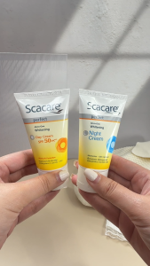 Scacare สกาแคร์เพื่อผอร์เซอร์ผิวหน้า เพื่อปรับรูปและดูแลผิวหน้าให้สดใส ซึ่งมีคุณสมบัติของผลิตภัณฑ์ที่มีสายสีเป็นอักเสท ซึ่งมีความรู้สึกสูงสุดในการเคลื
