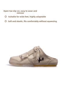 THEMULE | Ugly Cute Half Slides Comfortable Canvas Slip-Ons Enclosed Toe Outdoor Wear