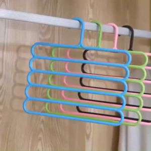 5 Layer Multifunctional Anti Skid Dry Wet Use Scarf Hanger Creative Towel Rack