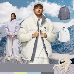 ชุดเครื่องใช้ส่วนหนึ่งของแจ็กเก็ตกำมะหยี่ผ้าลูกฟูกปักสอง (สีทึบ) - ฤดูใบไม้ร่วง/ฤดูหนาว