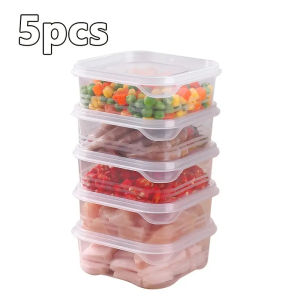 Stackable Microwave-Safe Food Containers for Veggies Meat Ginger Grains - Kitchen & Camping Use