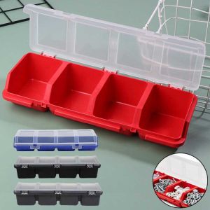 Multi-Compartment Organizer Box for Screws Small Parts Durable Plastic Hardware/Jewelry Storage Case Tools Box Screw Organizer