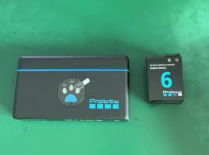 Probty Battery Charger for DJI OSMO Action 6/5/4/3 USB-C with SD slots for Action 6/5 Pro/4/3 & OSMO 360 BCX204