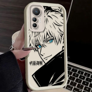 Bandai | Ốp Lưng Silicon Vẽ Đường Nét Gojo Jujutsu Kaisen Cho Xiaomi Mi 11 Lite 12 Lite 13 Lite 11 Pro - Chống Xước Nhẹ Bề Mặt Mờ