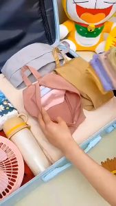 3 PCSถุงเก็บการเดินทางบรรจุภัณฑ์ย่อยและถุงจัดระเบียบถุงผ้ามือถือถุงกันน้ําแบบพกพาเครื่องเขียนกระเป๋าปากกา