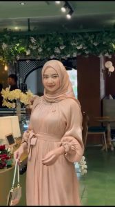 BEST SELLER Maddina Dress Shimmer Gamis Kondangan Wanita Terbaru Dress Pesta Terbaru Dress Muslim