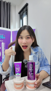 เซตขายดี น้ำยาบ้วนปาก CF Mouth wash + ยาสีฟัน CF 1 แถม 1 โปร 390 บาท