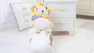 หมอนกันกระแทกศีรษะเด็กหนานุ่ม เป้หมอนกันกระแทกศีรษะและหลัง สําหรับเด็กวัยหัดนั่งหัดคลานหัดเดิน