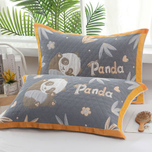 Thickened Cotton Pillowcases for Men Anti-Slip Couple Use Home Bedding Single Pillow Covers Four Seasons Suitable