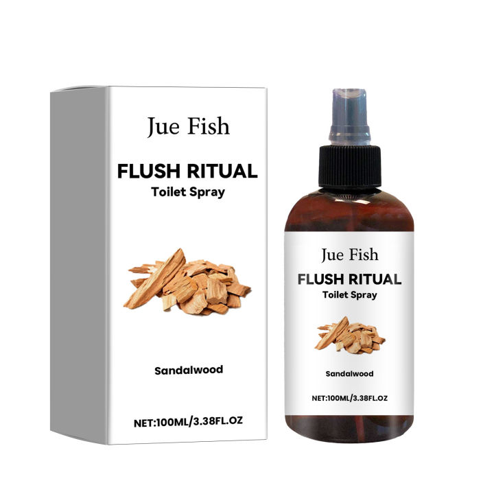 JueFish Toilet Spray Fresh Lavender & Sandalwood Scents Odor Air