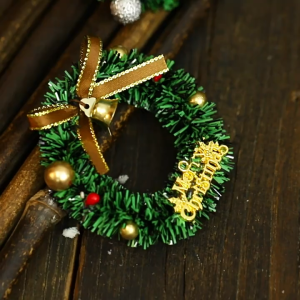 Specool® Christmas Magnetic Wreath Fridge Magnet Mini Artificial Christmas Wreath Decoration Home Decor