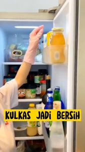 Home Kimia Kulkas Cleaner - Pembersih Kulkas Anti Bakterial 250ml Bonus Lap Microfiber