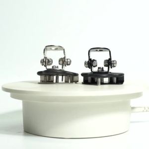 Stainless Steel Universal Car Auto A-Pillar Hood LED Work Light Bracket Holder Clamp Engine Cover Lamp Bar Mounting Clamp