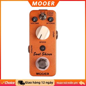 Mooer | Bàn Đạp Hiệu Ứng Điều Chế Guitar MOOER Soul Shiver True Bypass 3 Chế Độ Chorus/Vibrato/Rotary Đa Chế Độ Âm Thanh Cổ Điển Thập Niên 60