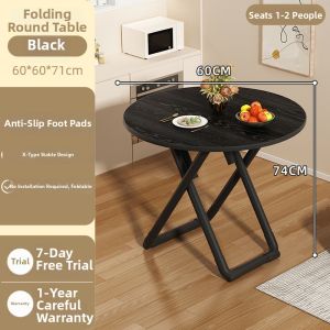 Portable Folding Circular Table