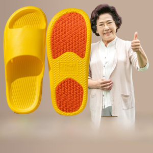 Elderly Non-Slip Slippers Female Summer Elderly Interior Home Bathroom Bath Home Slippers for Pregnant Woman Male Summer