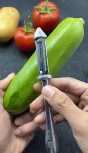 DỤNG CỤ NẠO + BÀO SỢI RAU CỦ QUẢ ĐA NĂNG 4 IN 1 - GỌT VỎ TRÁI CÂY BẰNG INOX