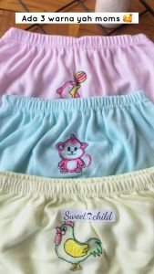 6 PCS Celana Dalam Bayi Newborn-6 Bulan | Celana Baby POP Monica |Cln Kodok Bayi Laki-Laki/Perempuan