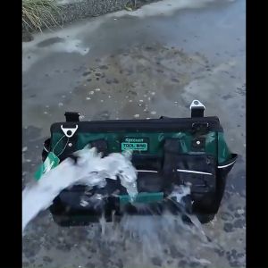 Multi Size Thickened Version GREENER Tool Bag 13 - 23 Inch Kain Oxford Tebal Tas Alat Perkakas Kuat Tas Perkakas Toolkit Toolbox 13 Inch/14 Inch/16 Inch/18 Inch/20 Inch Suitable for Outdoor Camping