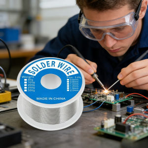 50g premium 60/40 purity active solder wire containing 1.5-2.0% rosin core flux suitable for electronic product maintenance