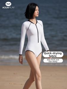 AQUAPLAY | Sun-Protective Slimming Drying Womens One-Piece Swimsuit