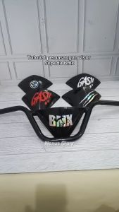 VISOR SEPEDA MOTIF SERIES V2 VARIASI DELUXE + STIKER AKSESORIS VARIASI SEPEDA BMX VISOR DI SETANG BMX