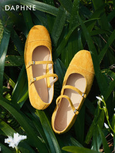 Daphne | 2026 New French Ballet Style Yellow Flat Shoes