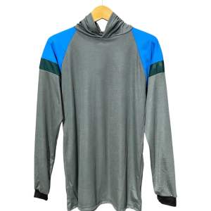 Baju Kaos Tani Polos Tebal Basahan Kerja Proyek Petani Sawah Katun Atasan Kupluk Topi Lengan Panjang