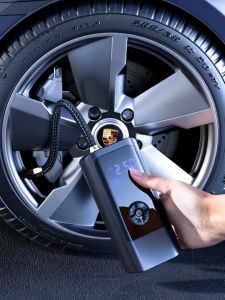 Car Inflator Pump Wireless Inflation Pump Air Compressor Portable Electric Air Pump Bike/Motorcycle/Ball Car Tire Air Pump DC12V