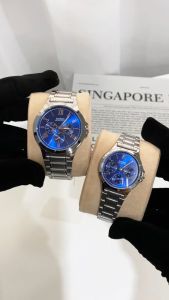 Casio Standard นาฬิกาข้อมือผู้หญิง สายสแตนเลส รุ่น LTP-V300LTP-V300DLTP-V300D-2A2 - สีเงิน