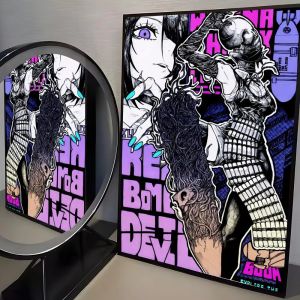 Bandai | C-Chainsaw Man Tranh Gắn Đá - Anime Mosaico Nghệ Thuật Thủ Công Sáng Tạo Quà Tặng Trang Trí Phong Cách Cổ Điển Không Khung Acrylic Trên 45 Màu