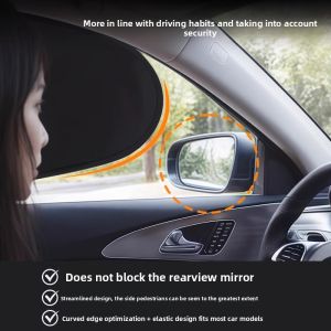 MONLEYTA | Car Sunshade Curtain Privacy Glass Interior Light Blocking Board Baby Infant Static Electrostatic Absorption Anti-Heat Insulation