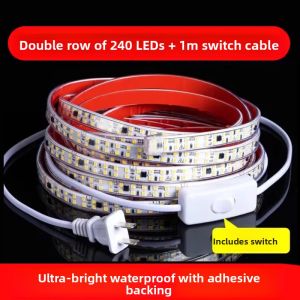 SHUOYU | Outdoor Waterproof Bright Switch Plug Adhesive Household Ambient TV Background Light Strip