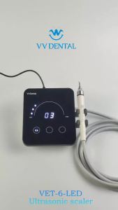 VV DENTAL | VVDental Piezo Dental Ultrasonic Scaler Unit LED Illumination Handpiece Adjustable Power Fit EMS Dental Lab Teeth Stain Cleaner