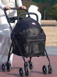 EGG Detachable CarryingCart 20KG Strong Structure Foldable Outdoor Dog Cat Cart travel Carrier COD