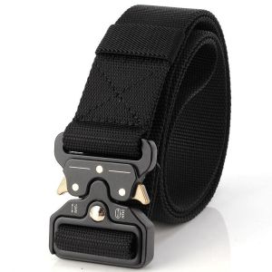 Outdoor Tactics Waist Seal Mens Belt Aluminum Alloy Buckle Nylon Pant Belt Versatile Universal Accessories Portable Suit
