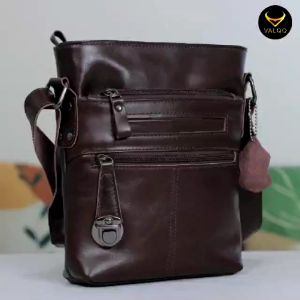 Tas Selempang Kulit Pria Cowok Tas Slingbag Kulit Pria Tas Slempang Kulit Pria Tas Bahu Kulit Pria Laki laki ROMEO Bag Dari Kulit Sapi Premium