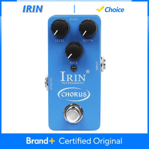 IRIN | IRIN Guitar Chorus Effect Pedal True Bypass Analog Chorus Pedal Full Metal Shell Chorus Level/ Depth/ Rate Control Pedal