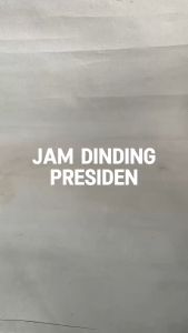 Jam Dinding Besar Foto Presiden dan Wakil Presiden 30CM / Jam dinding Analog Garuda Presiden Wakil 30x30 Pancasila / Jam Quartz Hiasan Dinding Presiden RI - Wakil Presiden RI