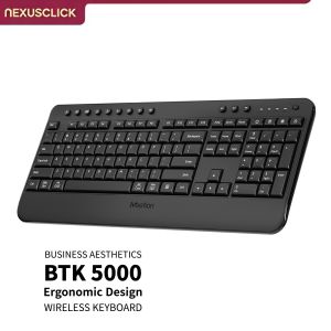 NexusClick 2.4G Wireless Keyboard Mouse SetUSB Receiver Low Profile Switch Adjustable DPI Ergonomic Combo Computer Home Office