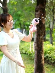 Bubble Gun Bubble Machine Automatic Bubble Maker Kids Toy Girl Boy Outdoor kid Gift