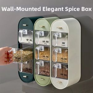 Wall-mounted Seasoning Storage Set