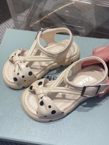 Dép Sandal Bé Gái Siêu NhẹDép Quai Hậu Công Chúa Quai Chéo Chấm Bi Cực Xinh  [ sz 26-36]