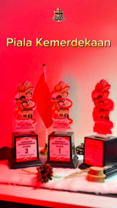 Piala Akrilik Kemerdekaan Stiker Custom 17 Agustusan