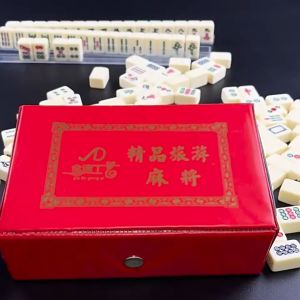 144Pcs MiNi Mahjong Set Chinese Mahjong Mah Jongg Set