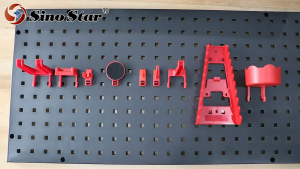 Wall Pegboard Panel No Rust PP Material Rack Garage Storage Panel Pegboard Display Panel Tools Arrangement Organize Tidy