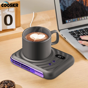 Mug Warmer Cup Heater Coffee Warmer Mini Electric Beverage Heater 3 Gears Constant Temperature Water Milk Tea Heating Pad