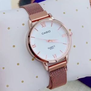 นาฬิกาข้อมือผู้หญิง นาฬิกาผู้หญิง นาฬิกาคาสิโอ นาฬิกา รุ่น S-4500D สายนาฬิกา สแตนเลส แม่เหล็ก หน้าปัด โรมัน ขนาด 32 มม มี 9 แบบ แถมถ่านฟรี นาฬิกาคาสิโอ ผู้หญิง Casio Women Watches - Lazada