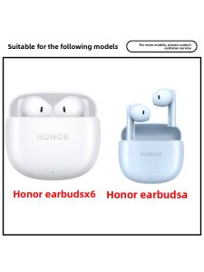 Honor Earbuds a Protective Case Silicone Transparent Bluetooth Earphone Cover Womens Style Soft Shell Anti-fall Cute Design
